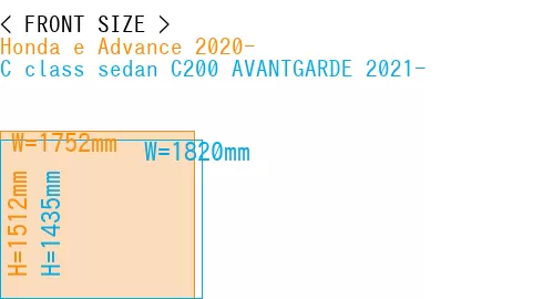 #Honda e Advance 2020- + C class sedan C200 AVANTGARDE 2021-